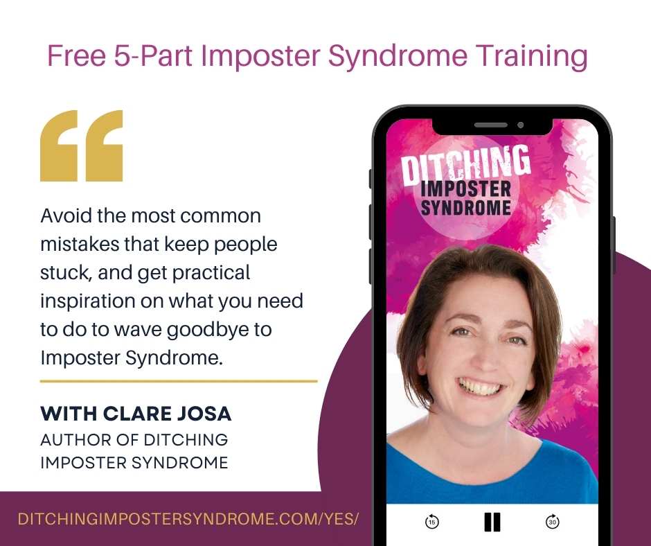 Free 5-Part Training: Start Making Progress On Ditching Imposter ...