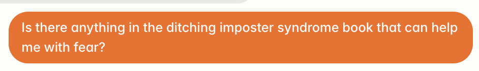 AskClare.ai - sample conversation