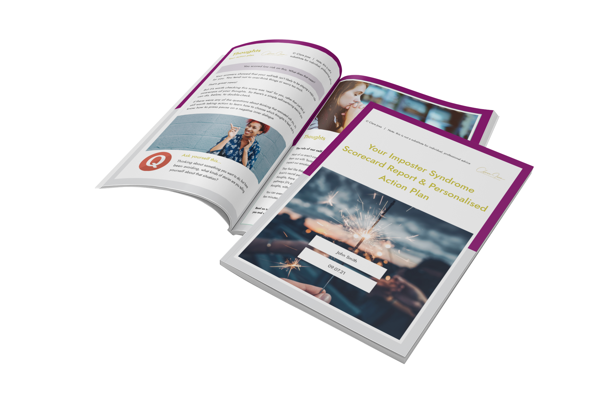 Imposter Syndrome scorecard action plan - Clare Josa